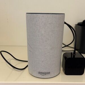 Amazon Echo Smart Speaker in Light Gray